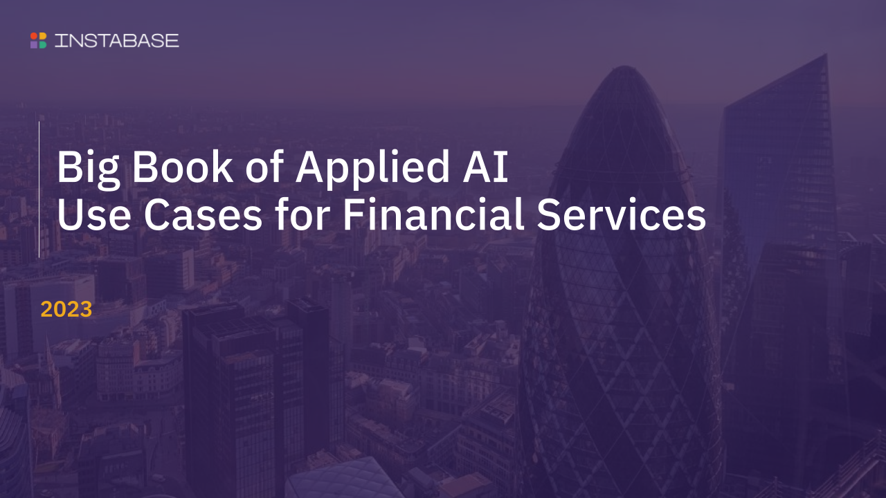 Big Book of Applied AI Use Cases for Financial Services